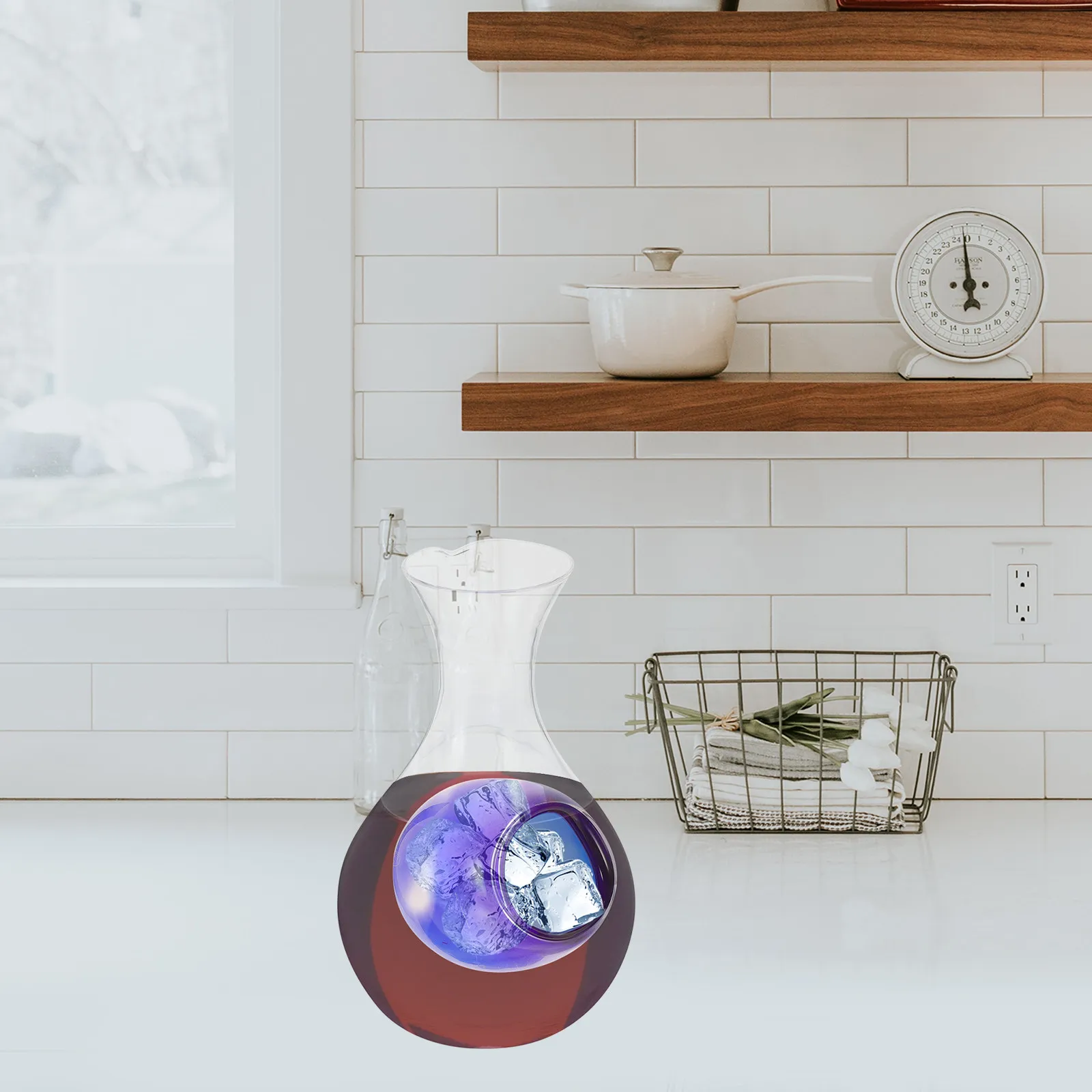 

Многоразовый стеклянный декантер для вина: превосходное исполнение, элегантный дизайн, идеальный объем, быстрая аэрация красного вина, для домашнего бара