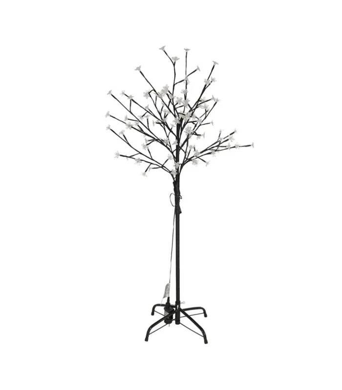 8 Functions 150 cm metal Plastic navi Decoration Flower Decorative Tree 120 LED Light Outdoor Warm Light