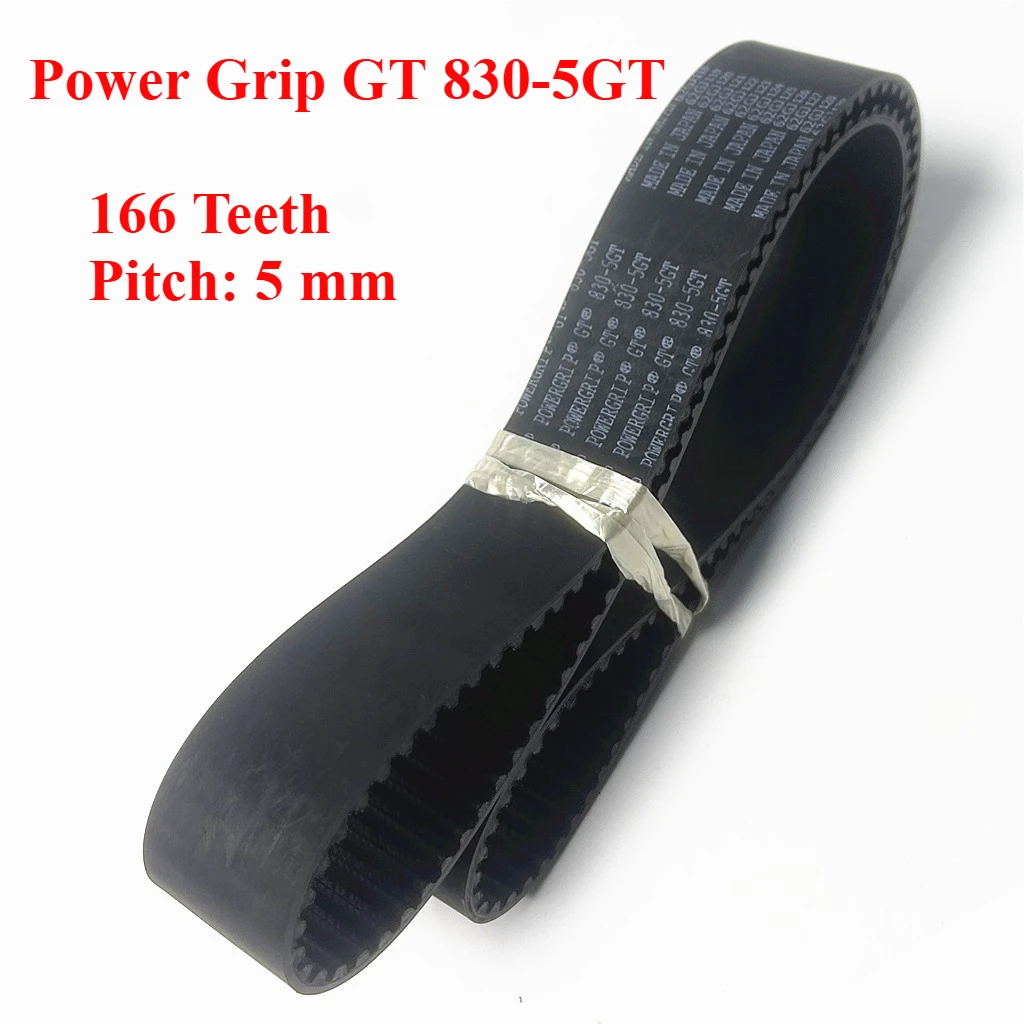 Power Grip GT 830-5GT 166 Teeth Pitch: 5 mm Timing Belt  Robot 3D Printer Engraving Machine Centrifuge Neoprene Drive Belt