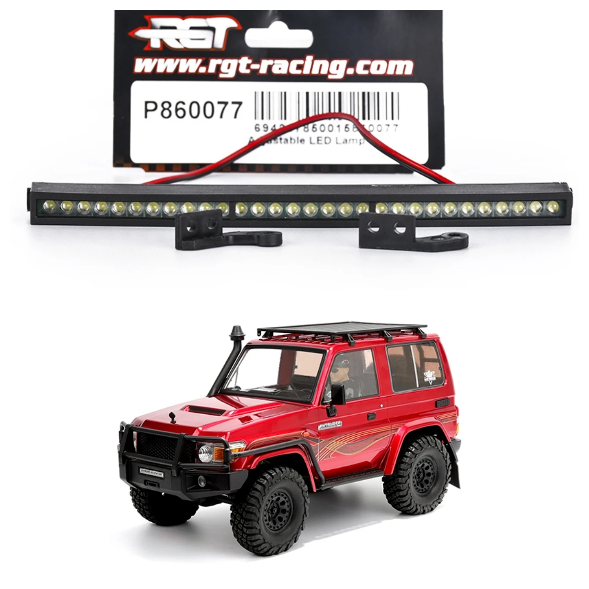 

RGT P860077 Регулируемая светодиодная лампа P860079 Регулируемая светодиодная лампа для EX86020 EX86190 Новая электрическая модель автомобиля с дистанционным управлением 1/10
