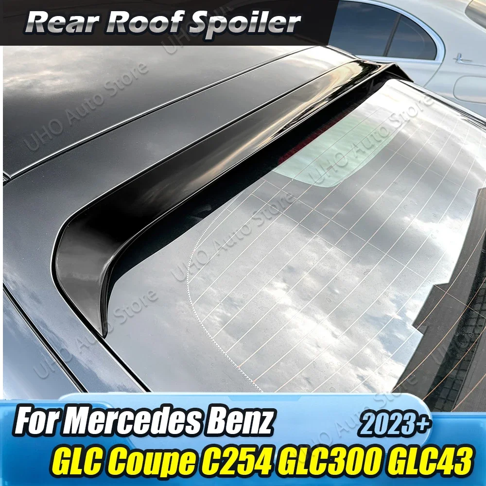 

Car Rear Trunk Mid Spoiler Tailgate Roof Middle Tail Wing Body Kit For Mercedes Benz GLC Coupe C254 GLC300 GLC43 2023 2024 AMG