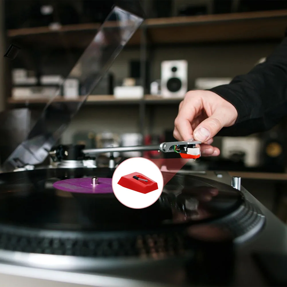 

4Pcs High Quality Record Player Stylus Aluminum Plastic Accurate Sound Pure Tone Long Playing Needle