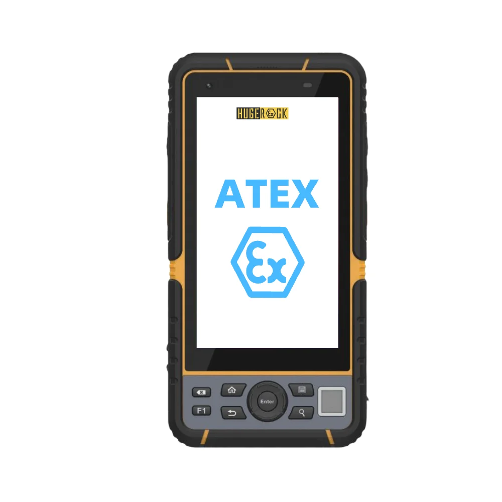 For T60EX 5.5 Inch Waterproof Atex Explosion Proof 9000mAh Cheap NFC Reader Handheld Wired Barcode Scanner Industrial Stock
