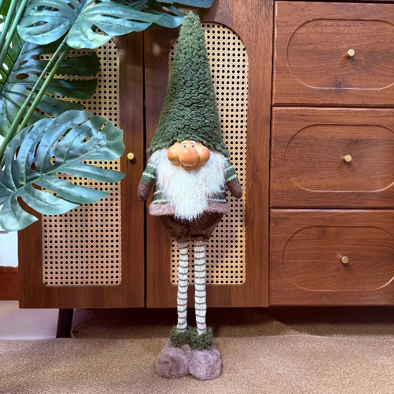Retractable elk with the elderly floor ornament entrance living room TV cabinet Internet celebrity home decoration