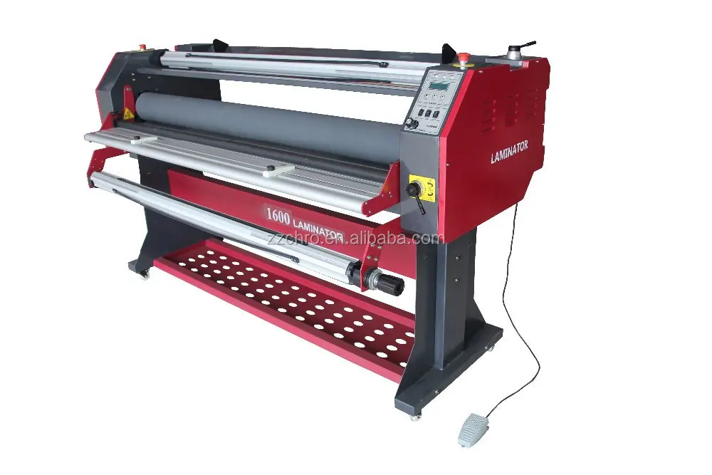 Hoge Kwaliteit Automatische Pneumatische Rol Te Rollen Lamineren Machine Hot Laminator Met Cutter