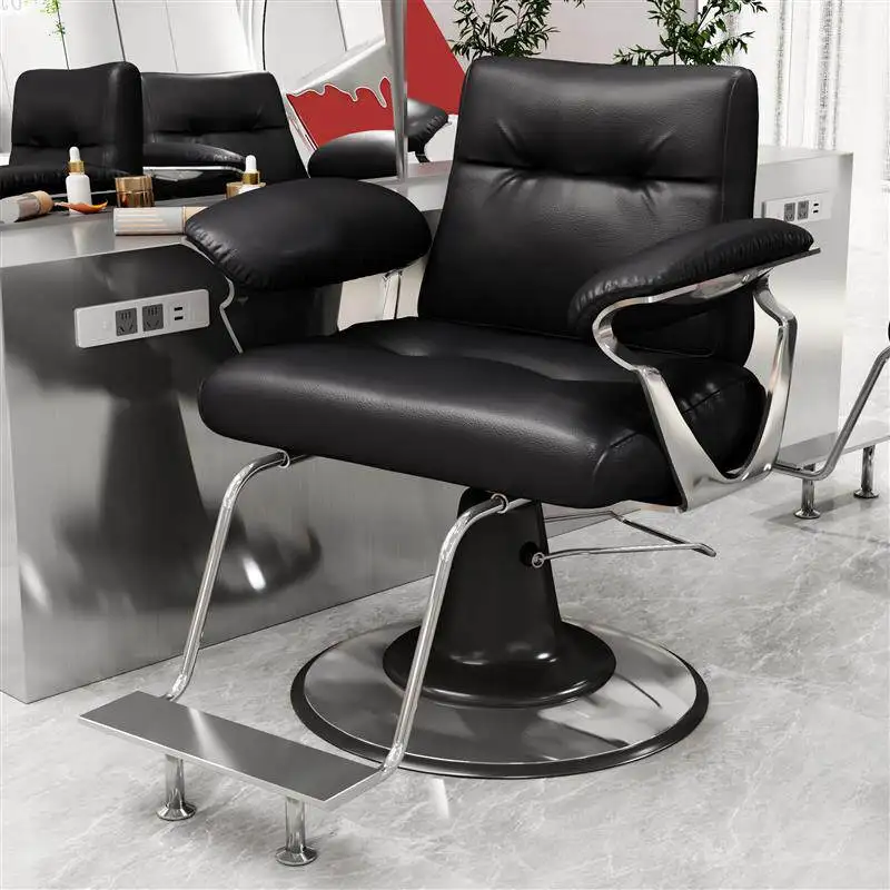 

Beauty Recliner Shampoo Barber Chair Luxury Professional Barber Chair Hairdresser Equipment Cadeira De Barbeiro Salon Furniture
