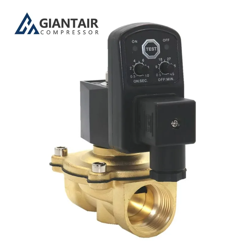 الجملة 1/2 "التلقائي ضاغط الهواء توقيت الإلكترونية مكثف صمام المياه استنزاف السيارات