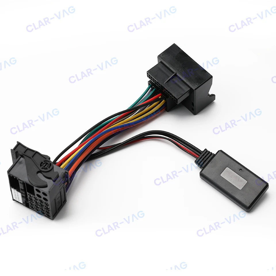 Bluetooth 5.0 Module receiver with adapter cable AUX IN Cable For Peugeot 207 307 407 308 Plug and Play