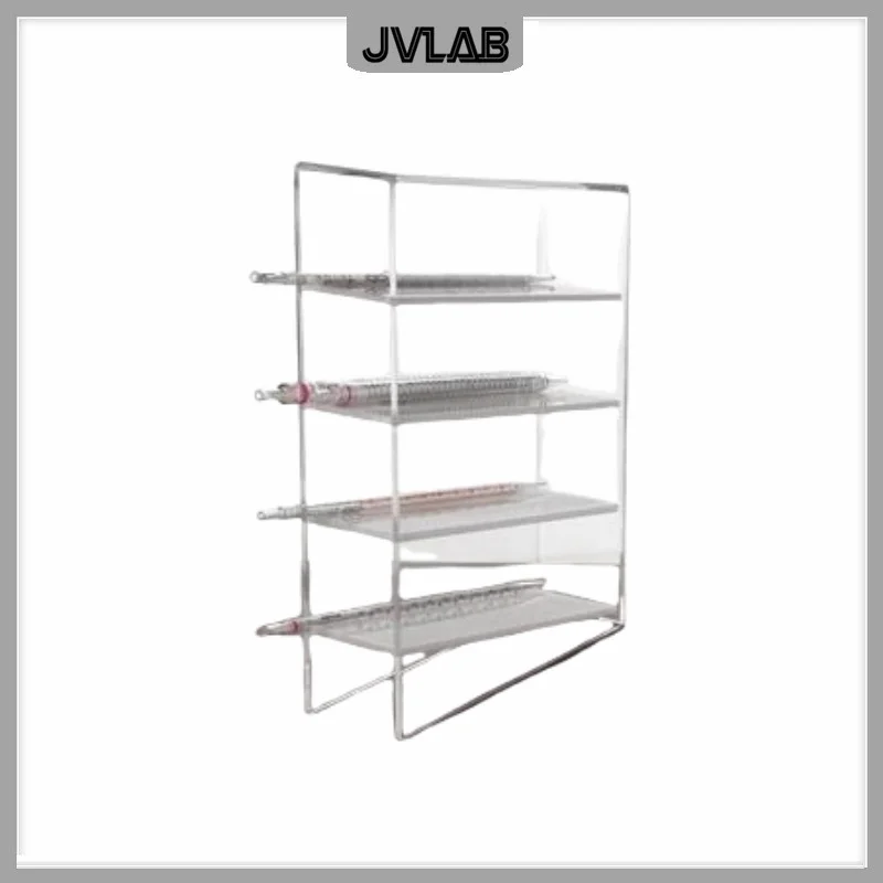 Manual Acrylic Serological Pipet Racks Plexiglass Graduated Pipette Storage Frame Straw Organic Glass Pipette Holder 4 Layers