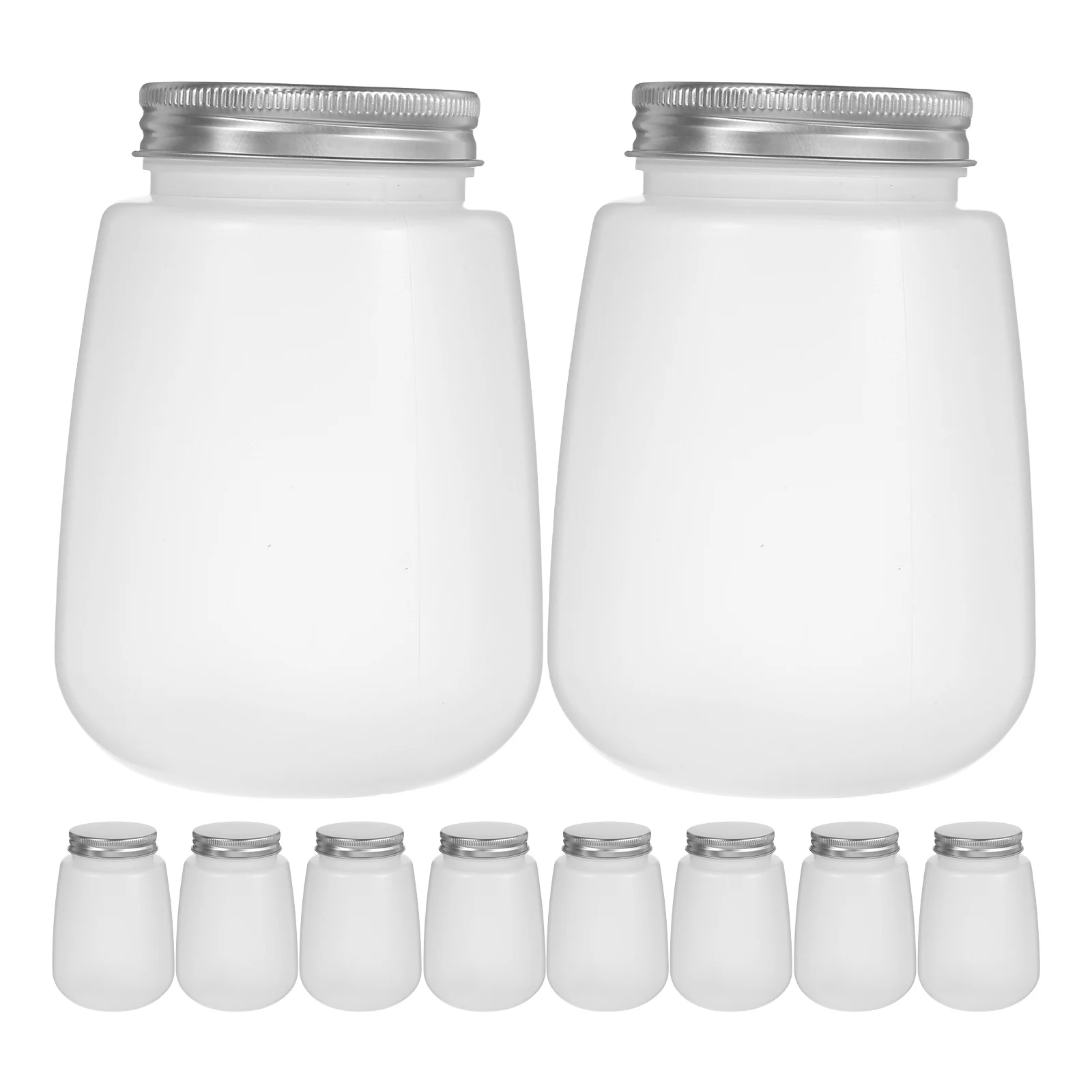 

10 Pcs Milk Tea Cup Drinking Cups Mini for Women Plastic Clear Bottles Beverage