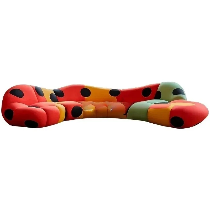 

Modern minimalist art polka dot corner sofa creative aesthetics modern furniture