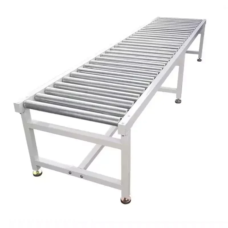 Manual Gravity Roller Conveyor System Powered Roller Conveyor Factory NO Power Unpowered For Loading Uploading Truck HOT SALES