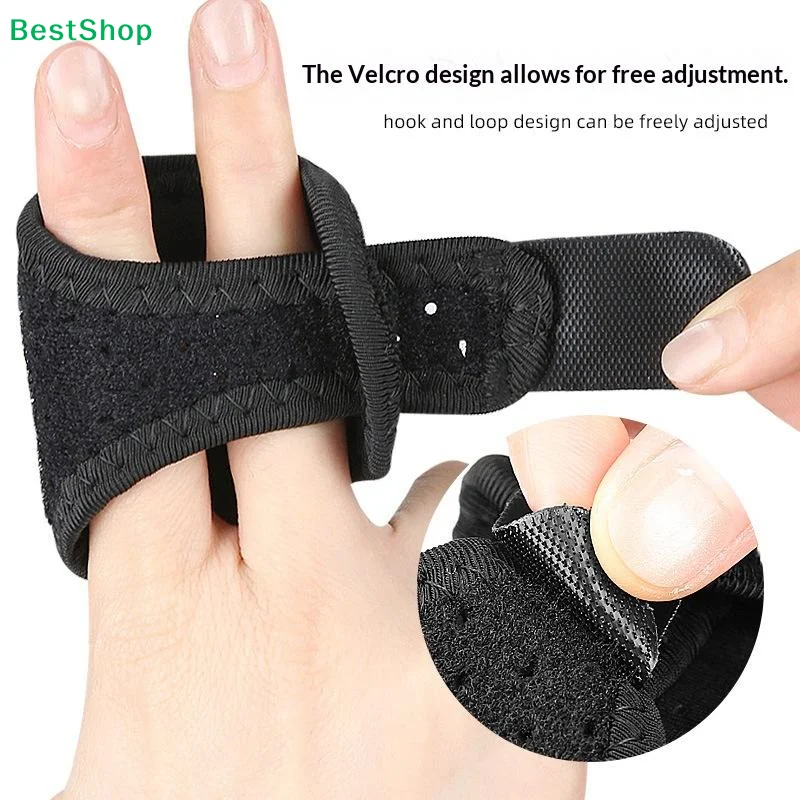 〔Q〕1PCS Pain Relief Trigger First Aid Finger Fixing Splint Straightener Brace Corrector Support Finger Splint Corrector Support