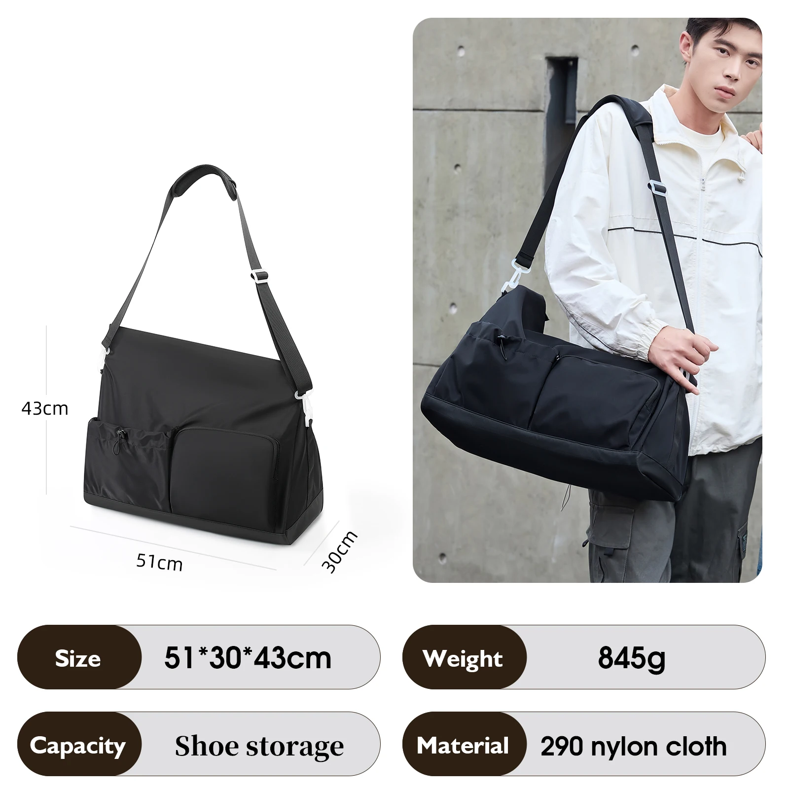 Bolsa de Gimnasio Ultraligera - Men Shoes China reseña y precio
