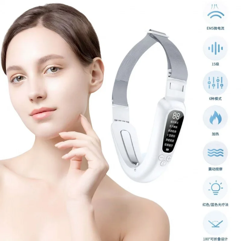 EMS مكركرنت الكهربائية الوجه التخسيس الجمال الفوتون جهاز تجديد الجلد رفع سليم مدلك العضلات الدهون Bu #2