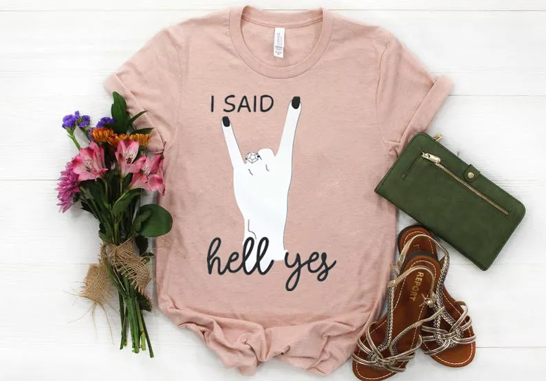Ring Finger Shirt, Engaged Af Bachelorette Party Engagement Announcement Funny Engaged Bridal Shower Gift 100% cotton y2k shirt