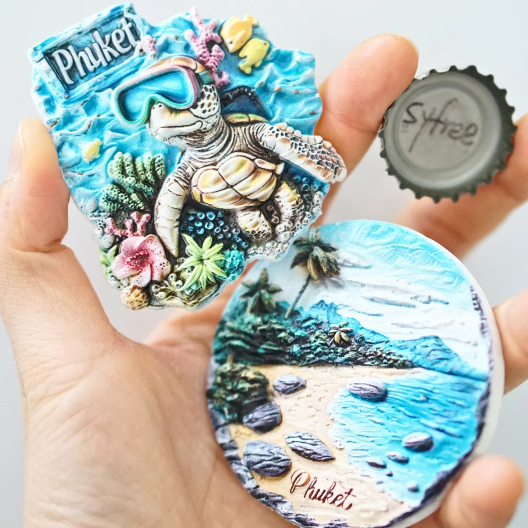 1 قطعة، مغناطيس ثلاجة فوكيت، مغناطيس ثلاجة فيو فوكيت، مغناطيس ثلاجة الشاطئ، مغناطيس ثلاجة المحيط، مغناطيس ثلاجة ملون، و #2