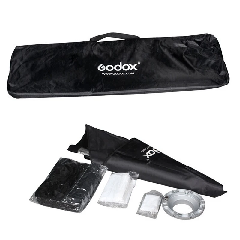 Godox 14 "x 63" 35x160 سنتيمتر سوفت بوكس بونز جبل قطاع خلية النحل العسل شبكة لينة صندوق للصور ستروب استوديو ضوء فلاش