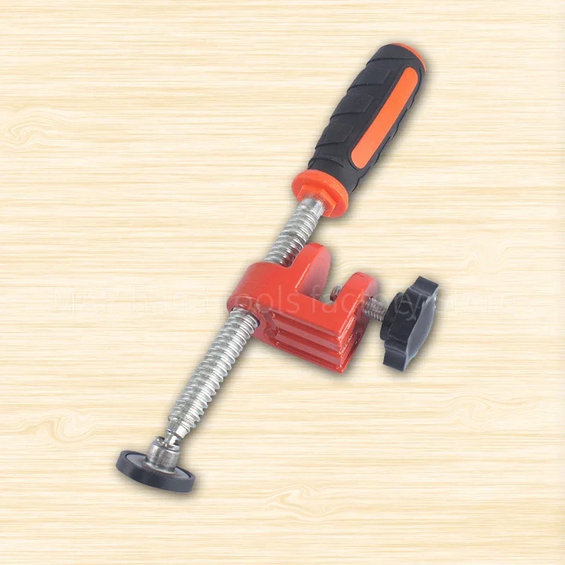 Woodworking Edge Clamp F Style Quick Clamp with Single Spindle Screw for Cabinet Furniture Making Project Heavy Duty Fixing Tool