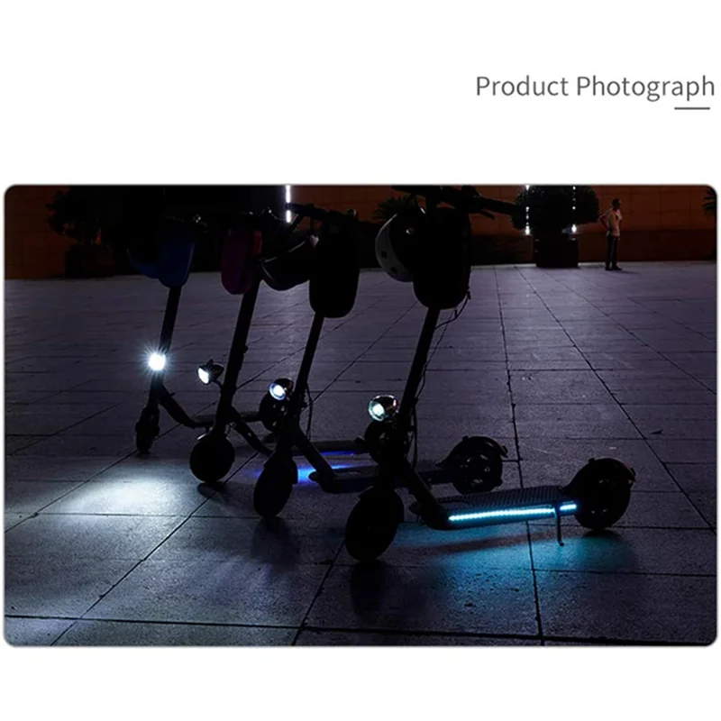 

ABUE-2X Waterproof Electric Scooter Foldable LED Strip Lights For Skateboard, Scooter, Party Decoration For Xiaomi M365 1S