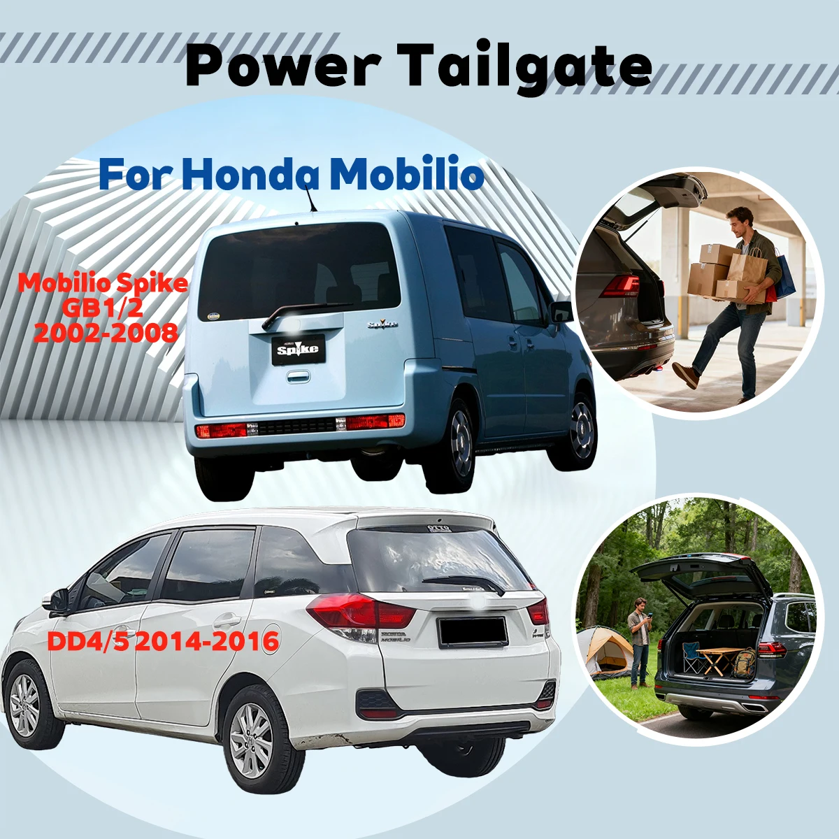 

Для Honda Mobilio Spike GB1/2 DD4/5 2002-2016 автоматический подъемный электрический модуль замка задней двери, система закрытия, электрическая задняя дверь