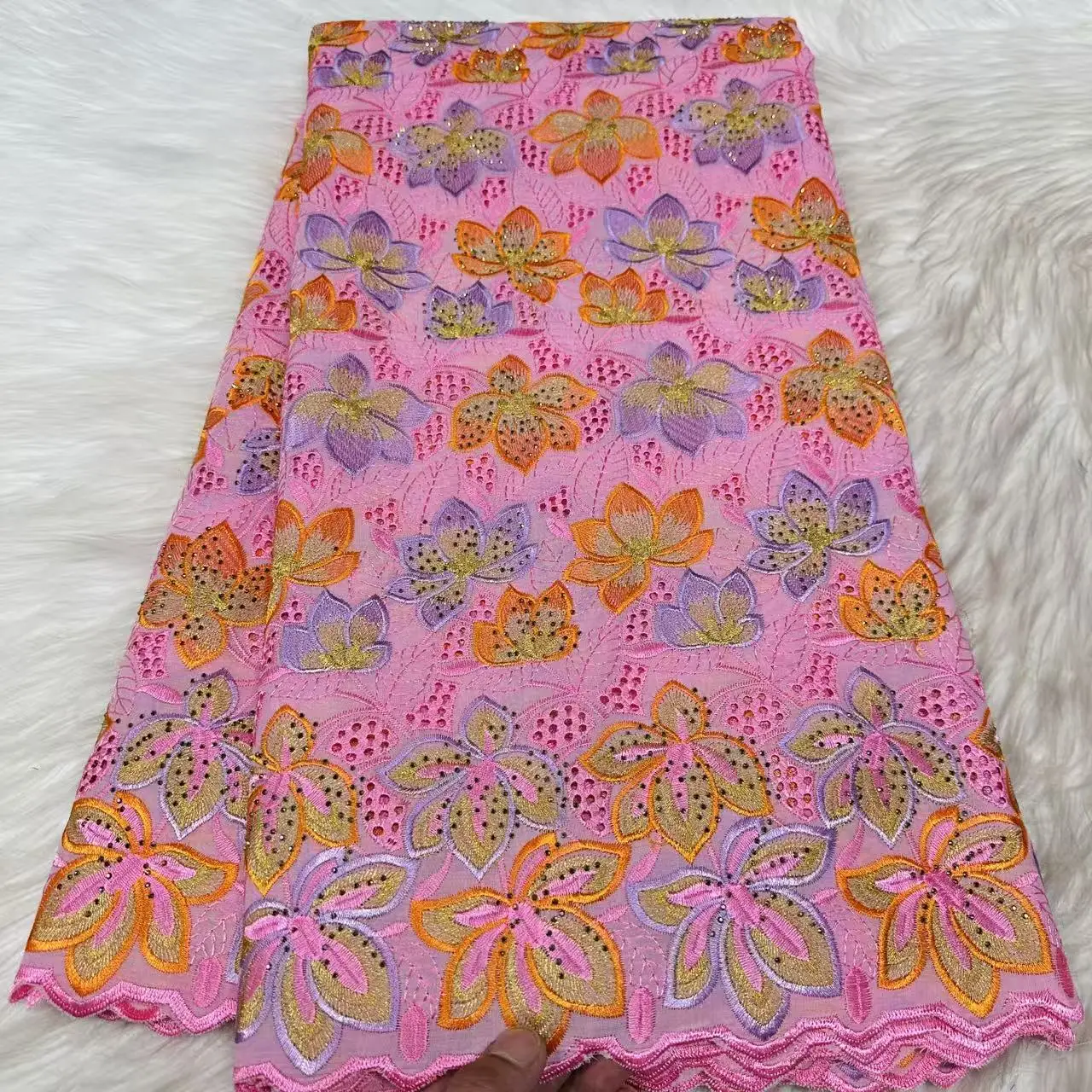 african-cotton-lace-fabric-with-stones-2026-high-quality-5-yards-nigerian-swiss-voile-lace-in-switzerland-for-prom-dress