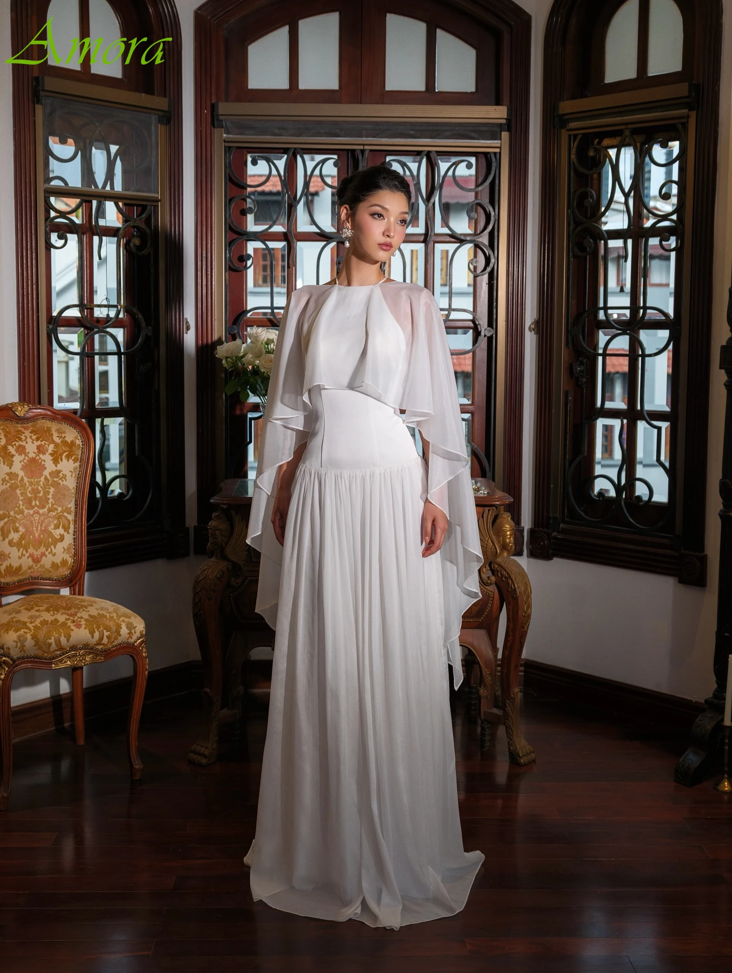 

Customized Straight Halter Elegant Formal Evening Dress and Fashion Temperament Party Gowns High Quality Delicate Prom Dress