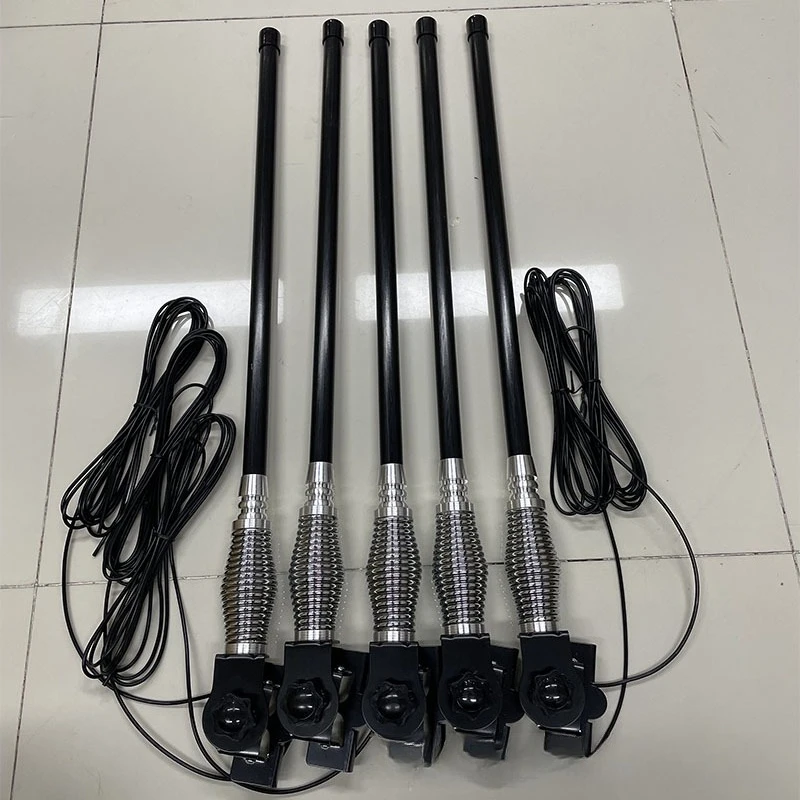 1pc 70cm Car Antenna Off-road Vehicle Antenna Thick Version Clipped Lossless Installation Decorative Antenna Fiber Rod Material