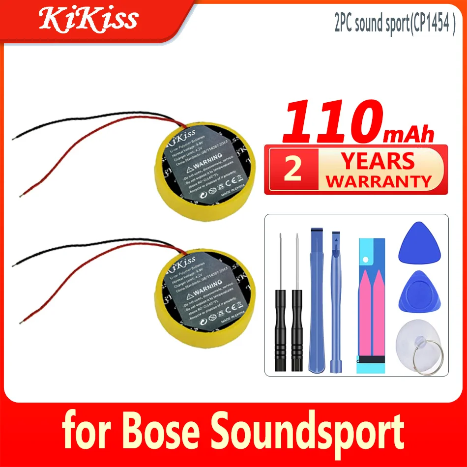 110mAh KiKiss Battery CP1454 for Bose Sound sport Wireless Bluetooth headset