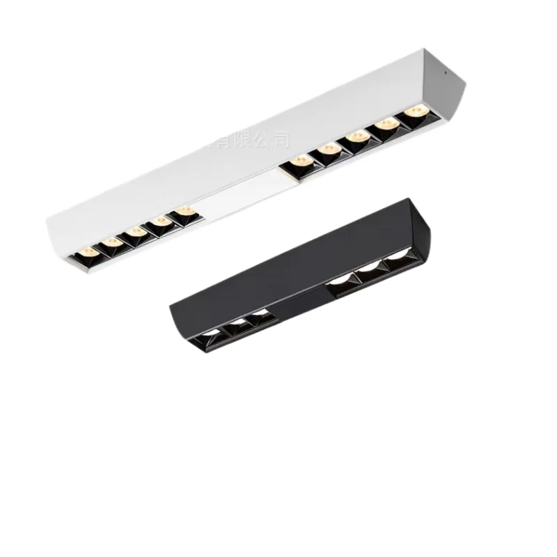 

LED Downlight Spot Light 10W 20W 30W line light bar creative linear long strip living room corridor light Surface Mount