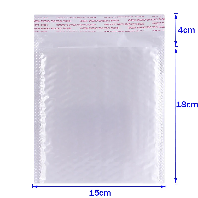 50 PCS/Lot White Foam Envelope Bags Self Seal Mailers Padded Shipping Envelopes with Bubble Mailing Bag Shipping Packages Bag