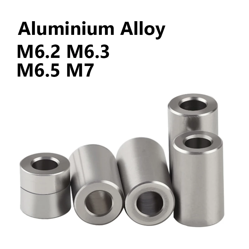 10Pcs Aluminum Alloy Flat Washer Gasket M6.2 M6.3 M6.5 M7 CNC Round Hollow Gasket Sleeve Stand-off Spacer for RC Model Part