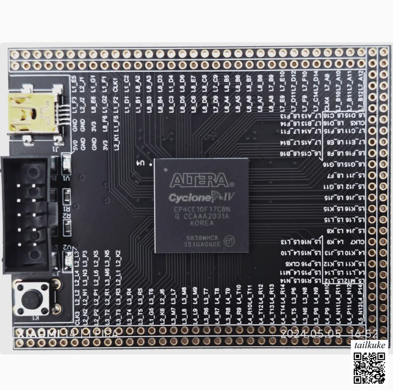 ALTERA EP4CE10F17C8N FPGA Development Board FPGA Learning Board Core Board
