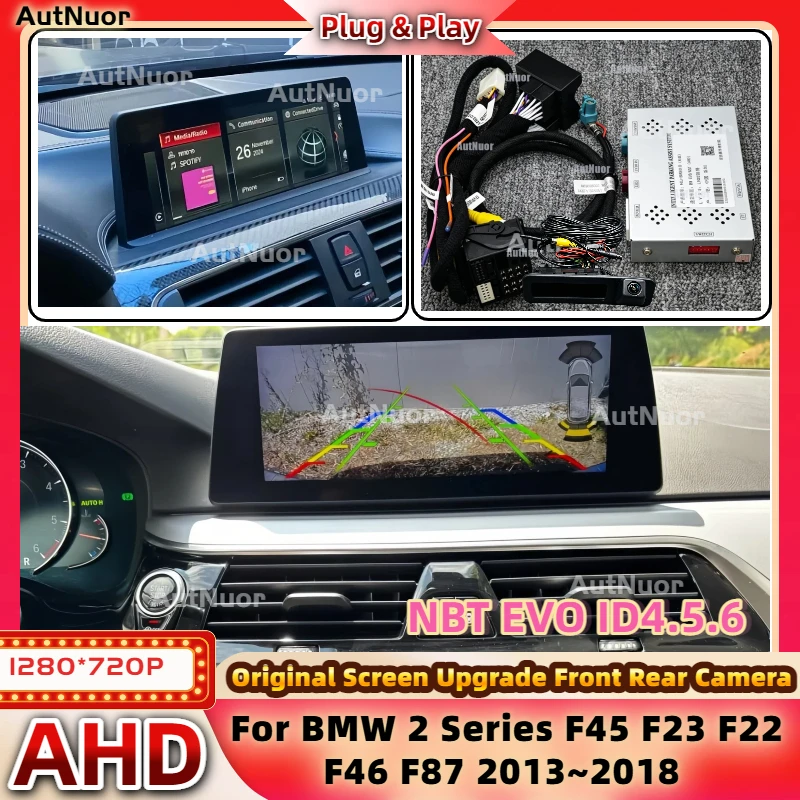 Камера заднего вида MGU EVO NBT для BMW 2 серии F45 F23 F22 F46 F87 2013~2018, Plug&Play, аксессуары для автомобиля