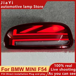 JIAYI Car Shape Is F54 Tail Light British Flag For Mini CLUBMAN Tail Light DRL Turn Signal Brake Reversing LED Light