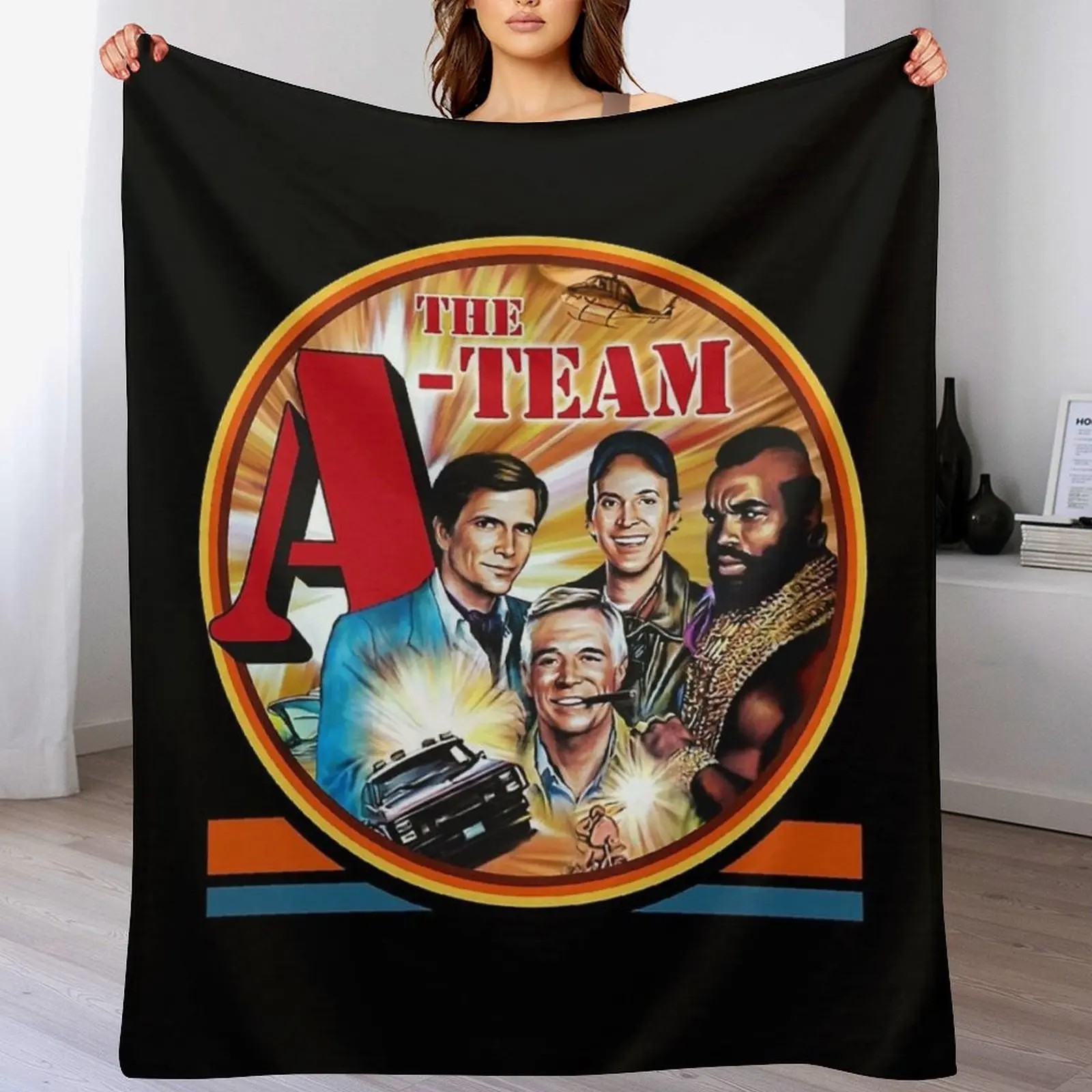 

The A Team Throw Blanket Flannel blankets ands Travel Blankets For Bed Blankets