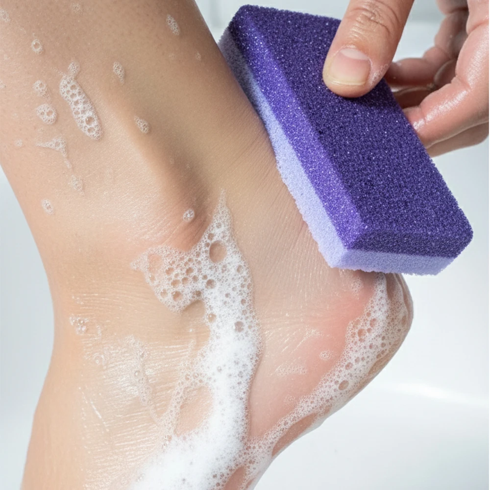 

Foot Care Pedicure Tools Callus Remover Foot Pumice Stone Used to Remove Calluses and Dead Skin from the Feet and Heels