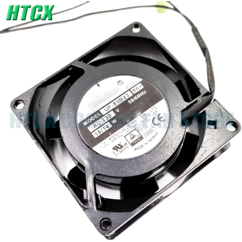 New UF-80B23 H/BWH  8025 230V 8CM 16 14W Heat Dissipation Fan