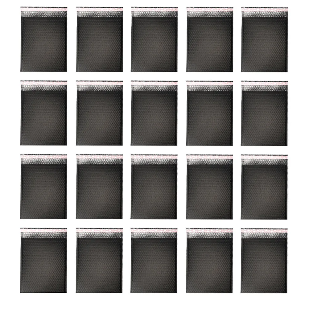 

25 шт. алюминиевых почтовых пакетов с пузырчатой пленкой, ударопрочные, водонепроницаемые, самоклеящиеся, с мягкой подкладкой, для ювелирных изделий, футболок, шарфов, для доставки