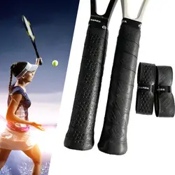 Durable Replacement Tennis Racket Inner Overgrip Racquet Handle Grip Badminton Squash Sweat Absorption Shock-proof Embossing