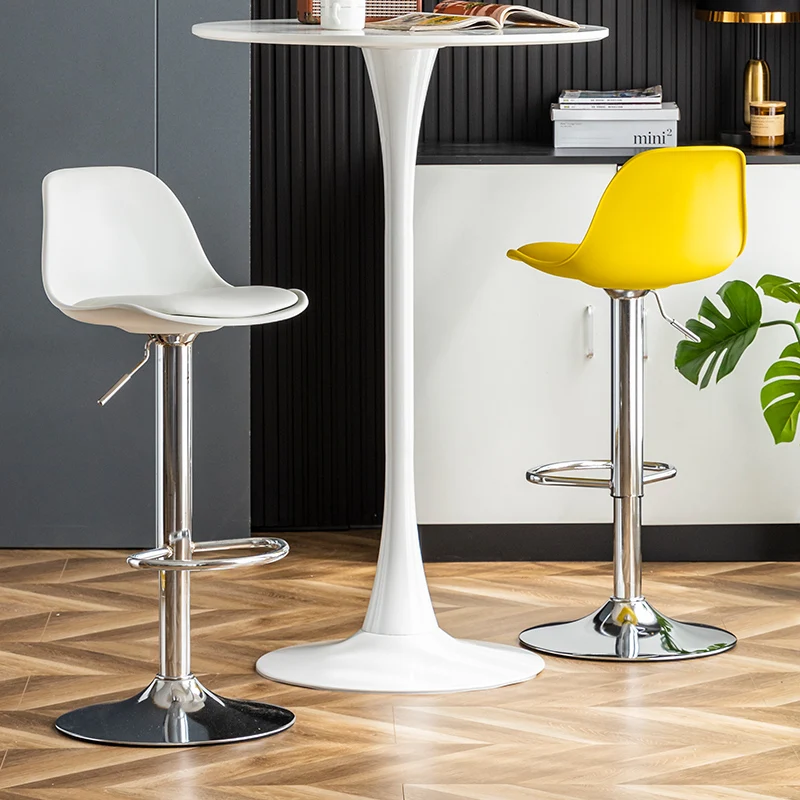 

Unique Swivel Bar Stools Adjustable Height Metal Minimalist Designer Bar Stools Ergonomic Nordic Bancos Altos Cocina Furniture