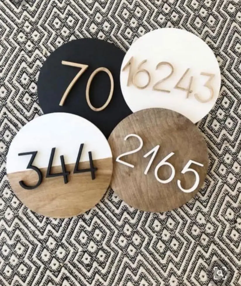 

Brandnewsign Professional Reflective Number Plaque House Plaque With Number Door Plaque With House Number For Wholesales