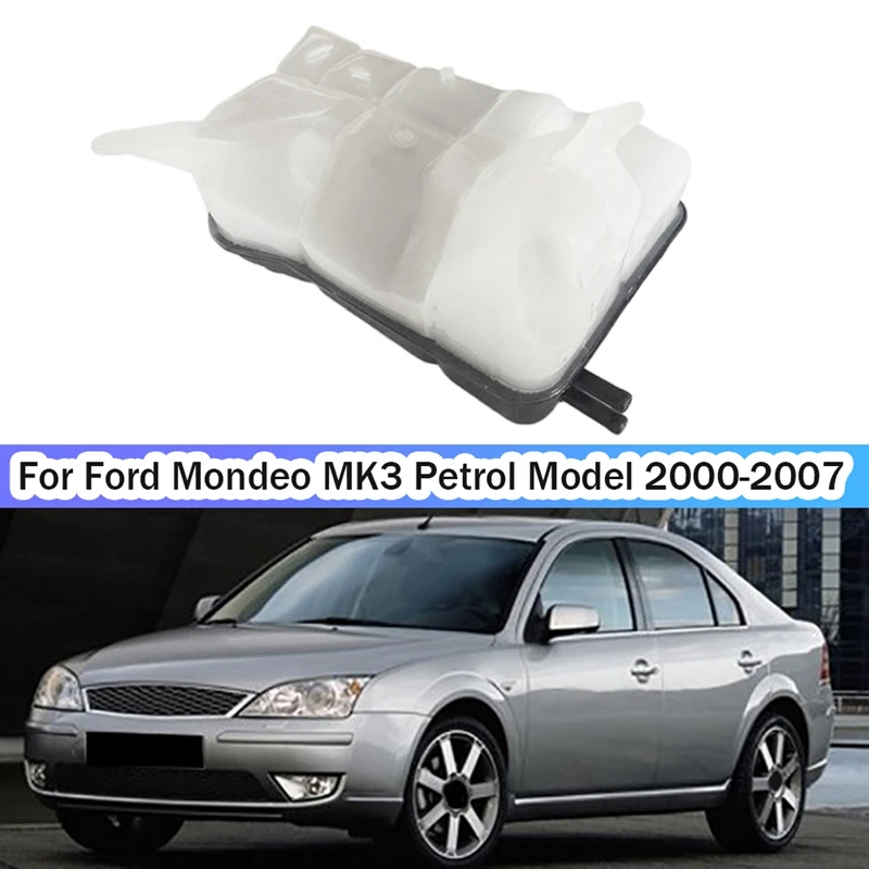 New Radiator Coolant Expansion Header Tank For Ford Mondeo MK3 Petrol Model 2000-2007 1117755 ,1S718K218AB Parts Accessories