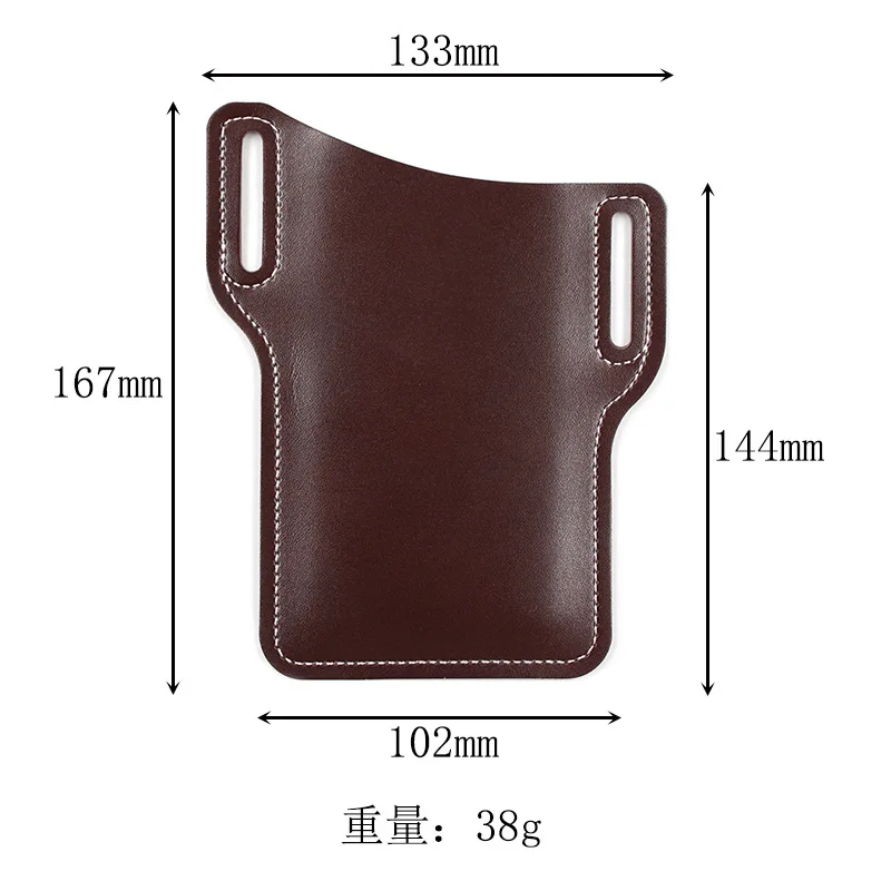 Étui de téléphone en cuir pour hommes, boucle de téléphone portable, ceinture, sac de taille, accessoires, sac à main, portefeuille, poudres de course, sacs de camping de voyage