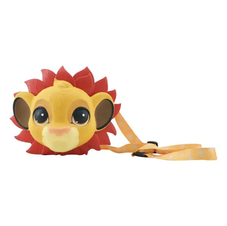 Disney Genuine Cartoon Movie Lion King Toy Bag Doll Cup Toy Lion King Simba Popcorn Bucket Straws Children\'s Toys Gifts