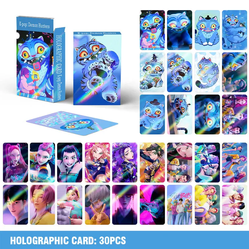 K-pop Double-sided Cards 30/92/96 PCS Anime Holographic Lomo Collectible Card Set for Fans High-quality laser cards Gifts Toys