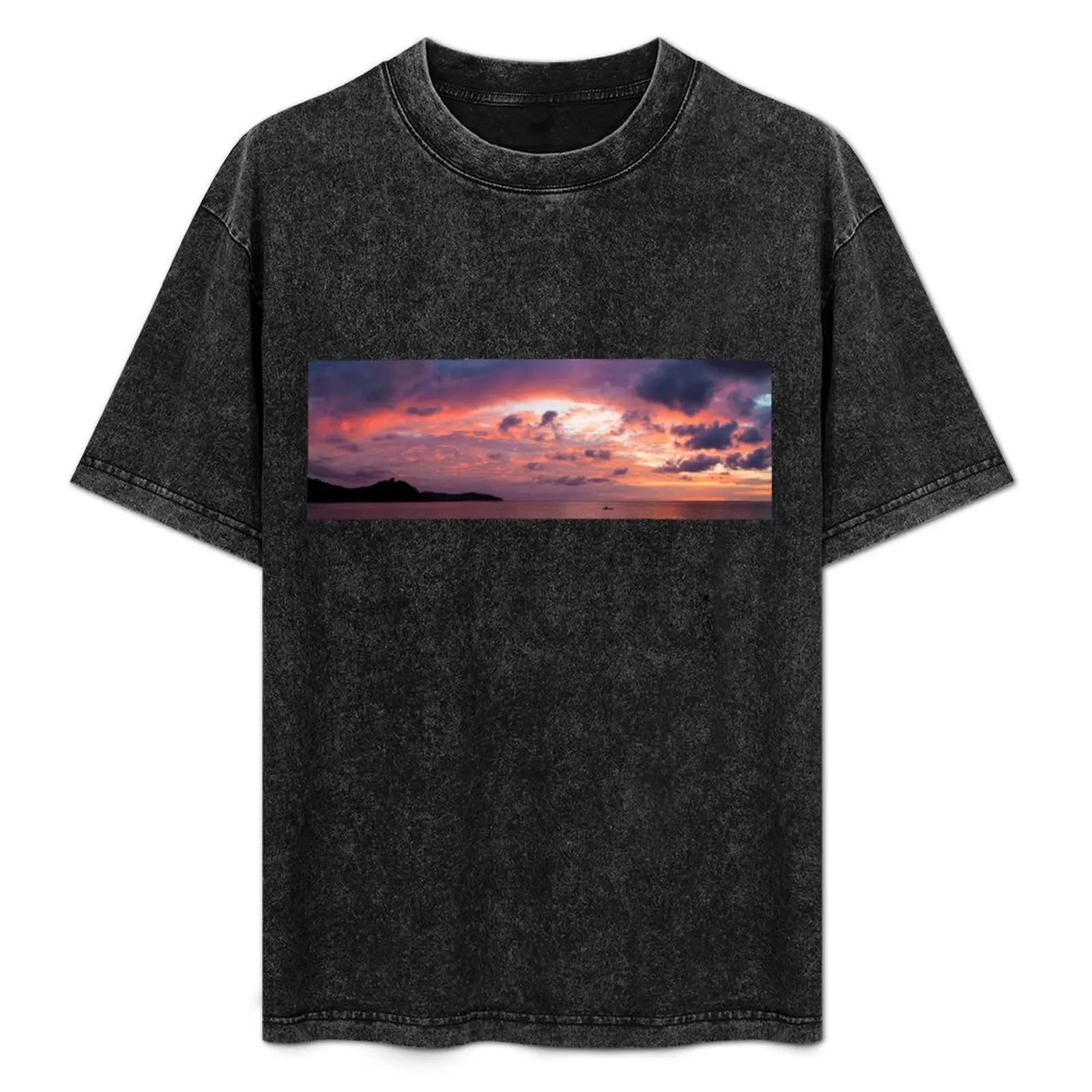 Beautiful vivid sunset T-Shirt aesthetic clothes animal prinfor boys shirts graphic tees oversized t shirt mens clothing