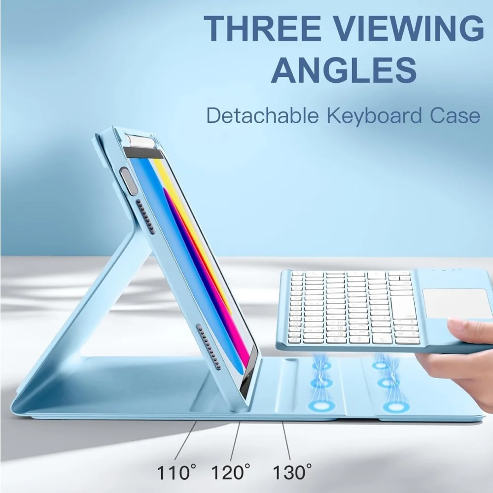 

Чехол Teclado для Huawei MatePad SE 11 дюймов 2024 AGS6-W00 W09, трекпад, беспроводная клавиатура, съемный чехол для планшета, магнитный корпус