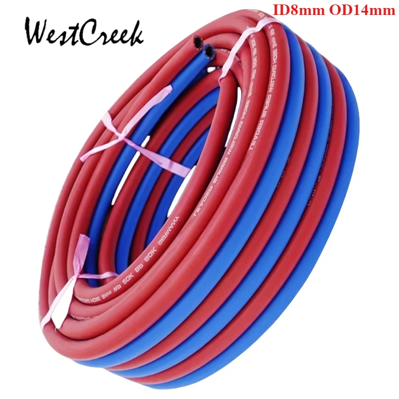 WESTCREEK ID 8mm Welding cutting tube Parallel Oxygen acetylene bicolor tube Weld and cut the conjoined pipe Gas cutting tube