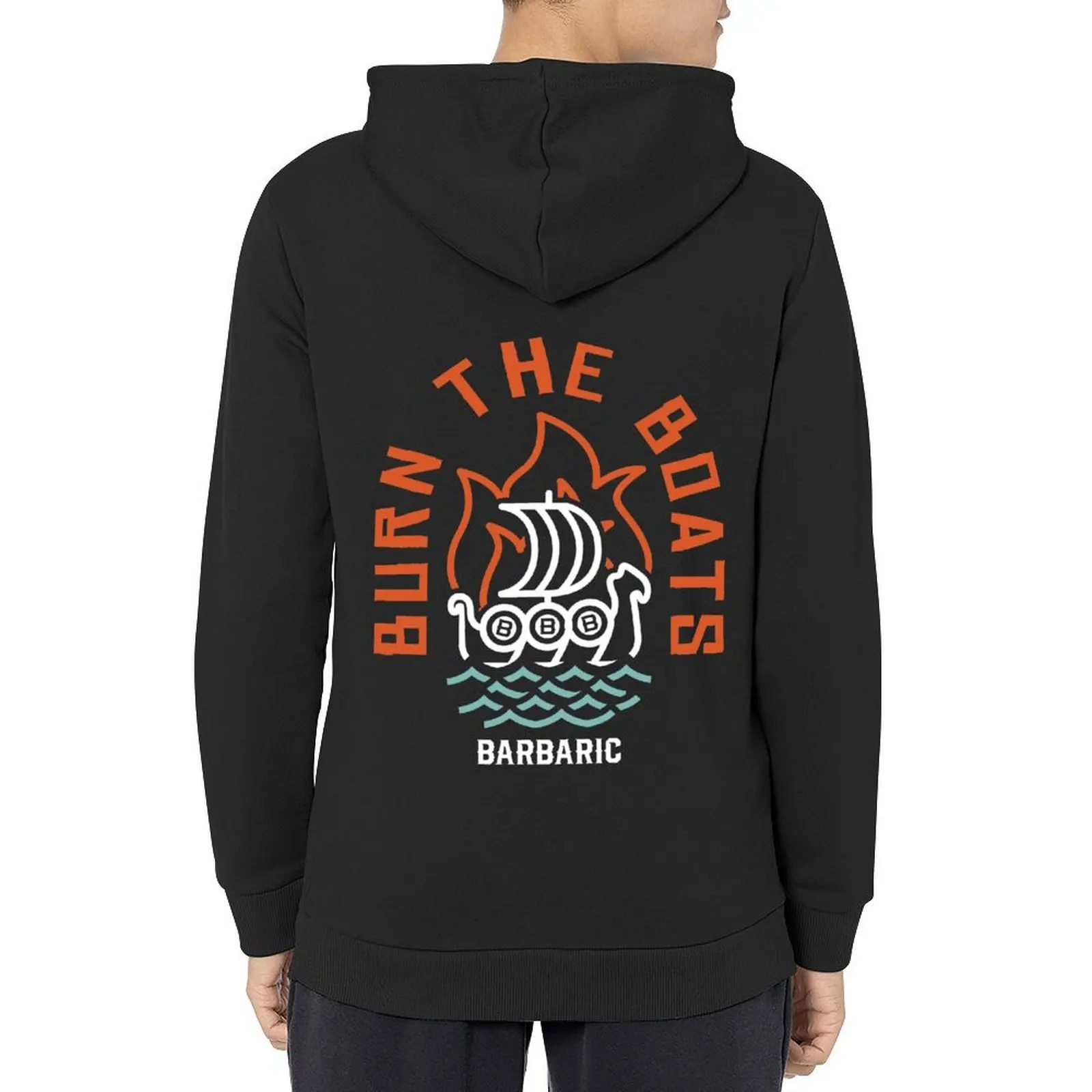 Burn The Boats هوديي ملابس رجالية ملابس رجالية ملابس جمالية ملابس أنيمي هوديس للرجال جودة عالية
